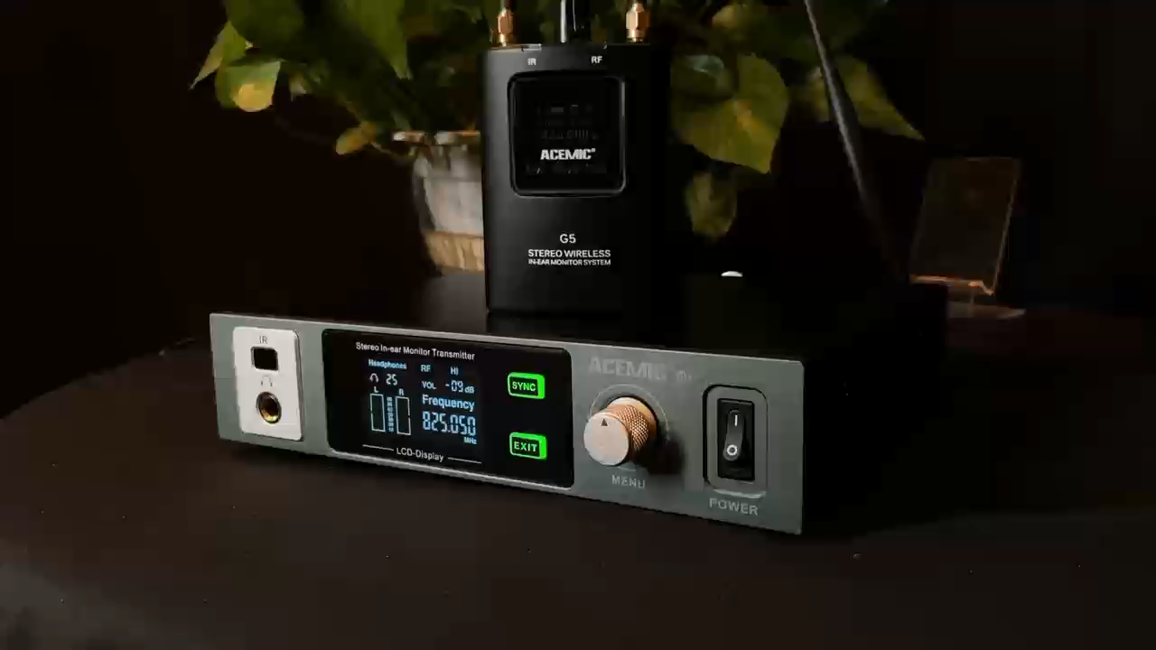 G5 Stereo Wireless In-Ear Monitor System True diversity