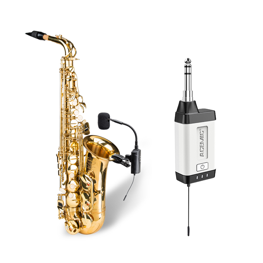 Q2/ST-5 Wireless Saxophone Microphone Dual Channel