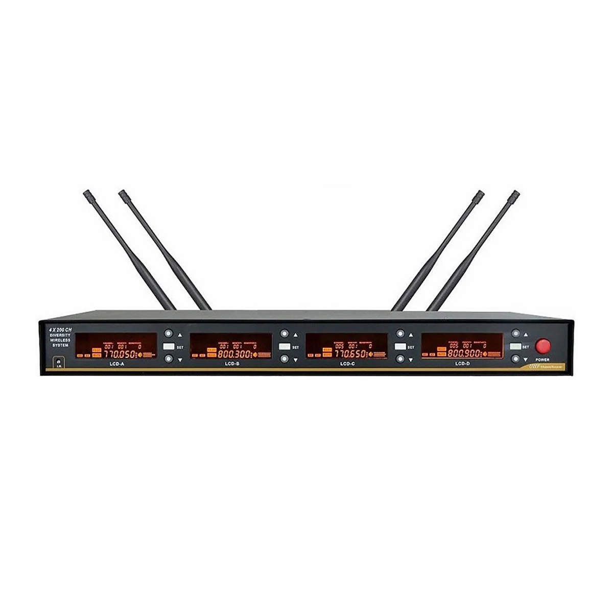 EU-864 4 Wireless Microphone System for Public Speaking