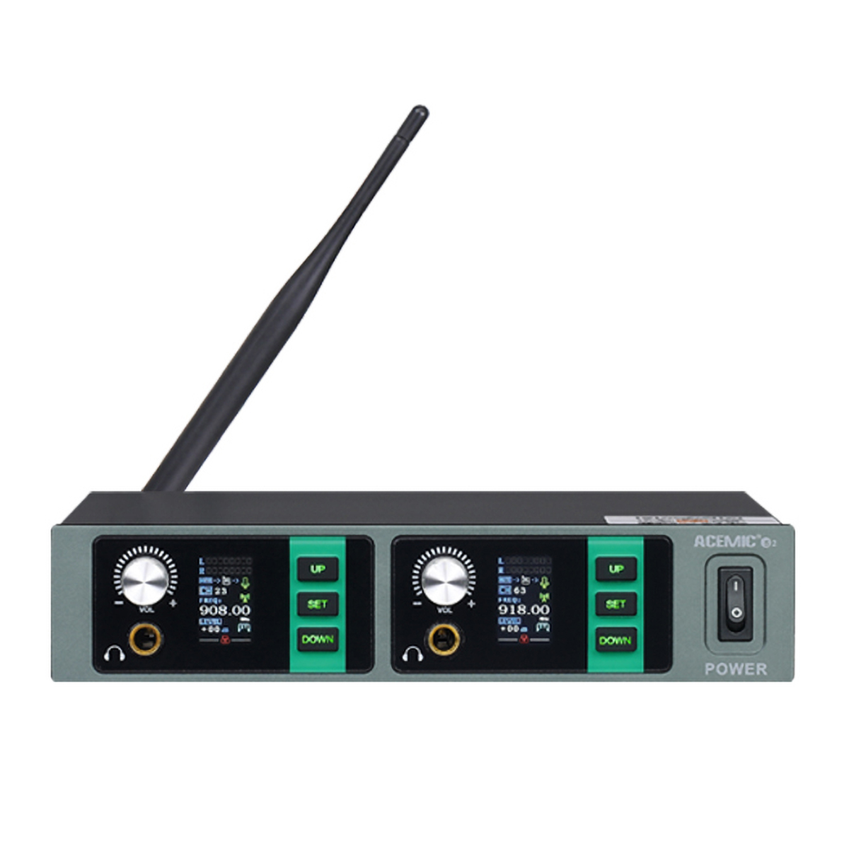 S2 Stereo Wireless In-Ear Monitor System Dual Channel