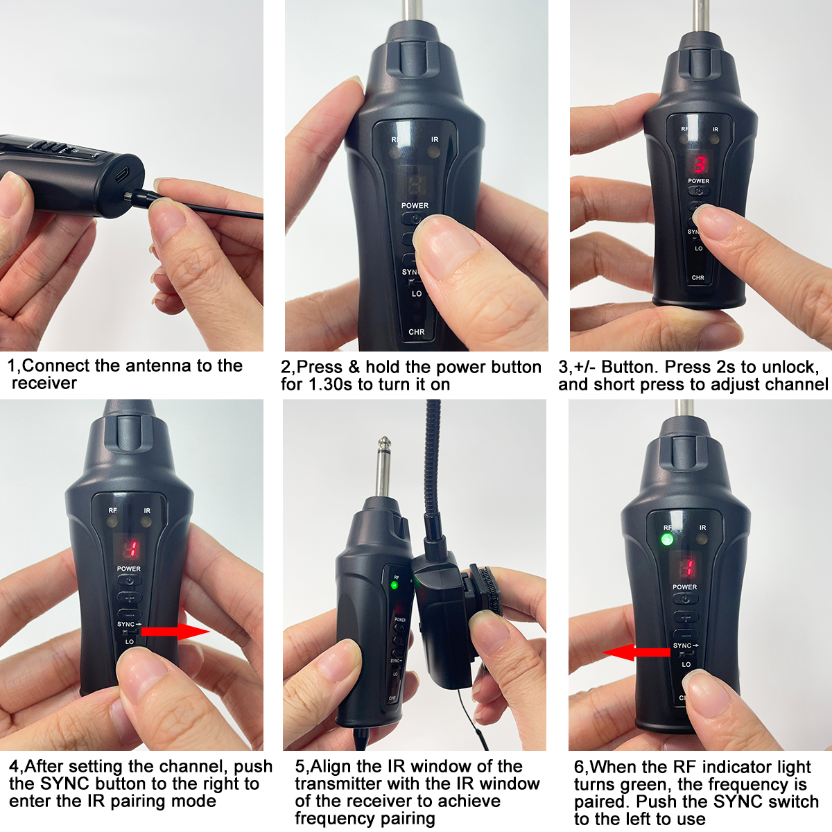 FT-5 Wireless Clarinet Microphone