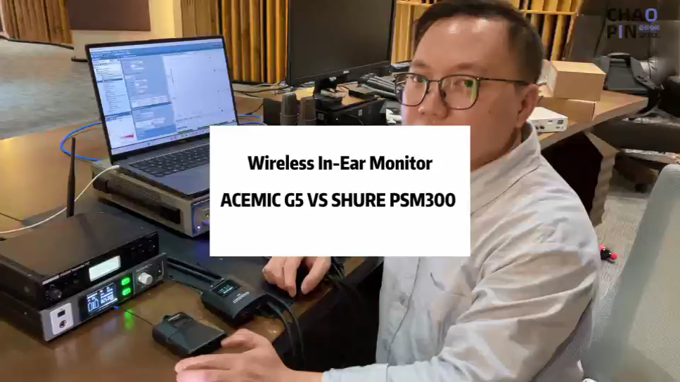 G5 Stereo Wireless In-Ear Monitor System True diversity