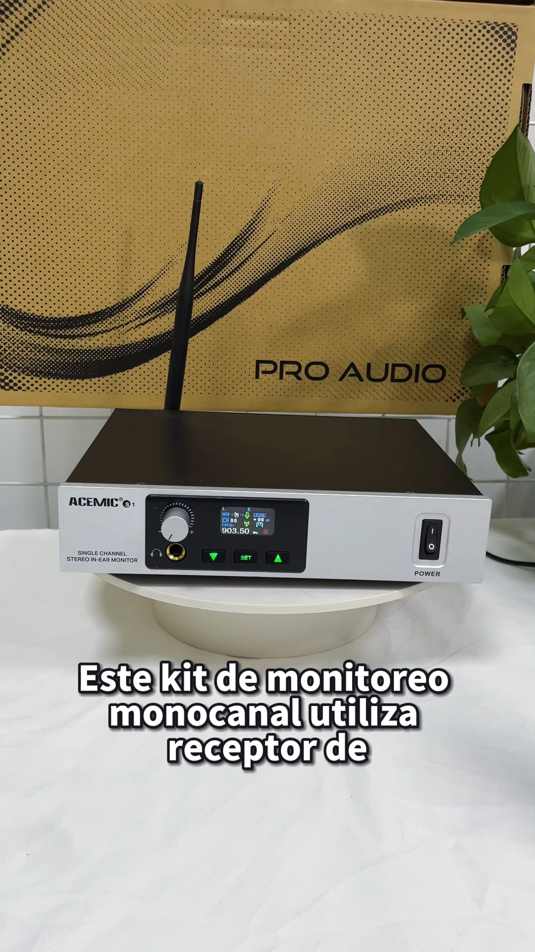 S1A Stereo Wireless Personal In-Ear Monitor System