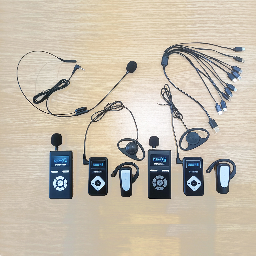 TG-264E 64PCS Wireless Tour Guide System