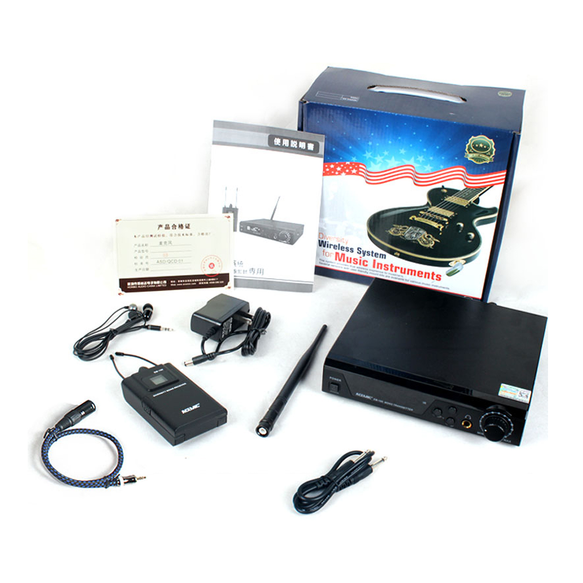 EM-100 Mono Wireless In-Ear Monitor System True Diversity