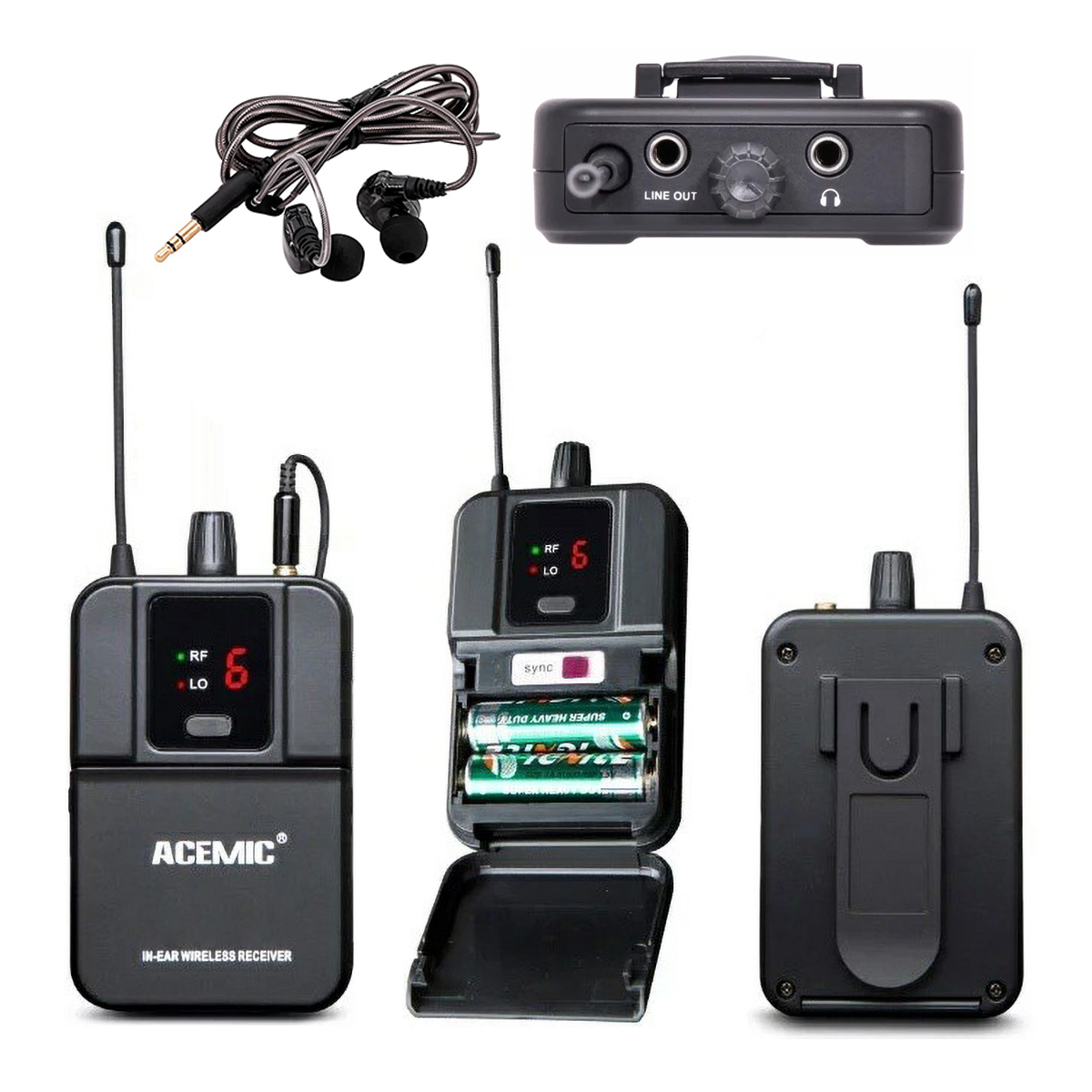 EM-D02 Mono Wireless In-Ear Monitor System for Church