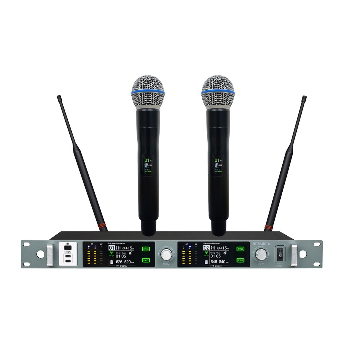 G4/MicB Wireless Handheld Microphone System for Singers