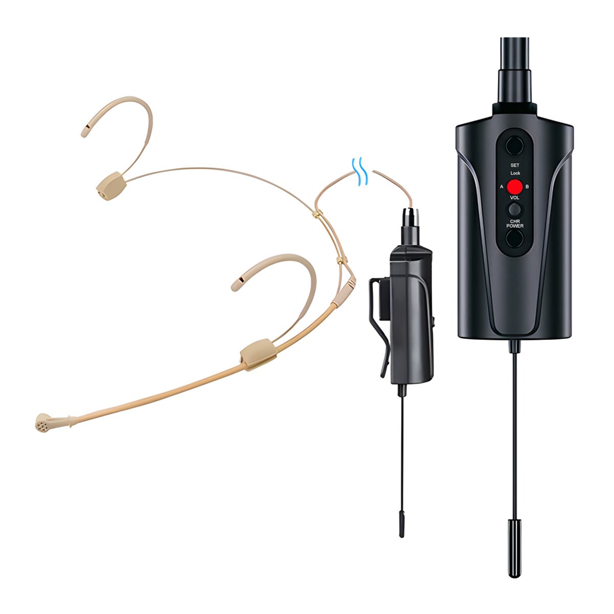 Q2/H1 Wireless Headset Microphone for Classroom Teaching