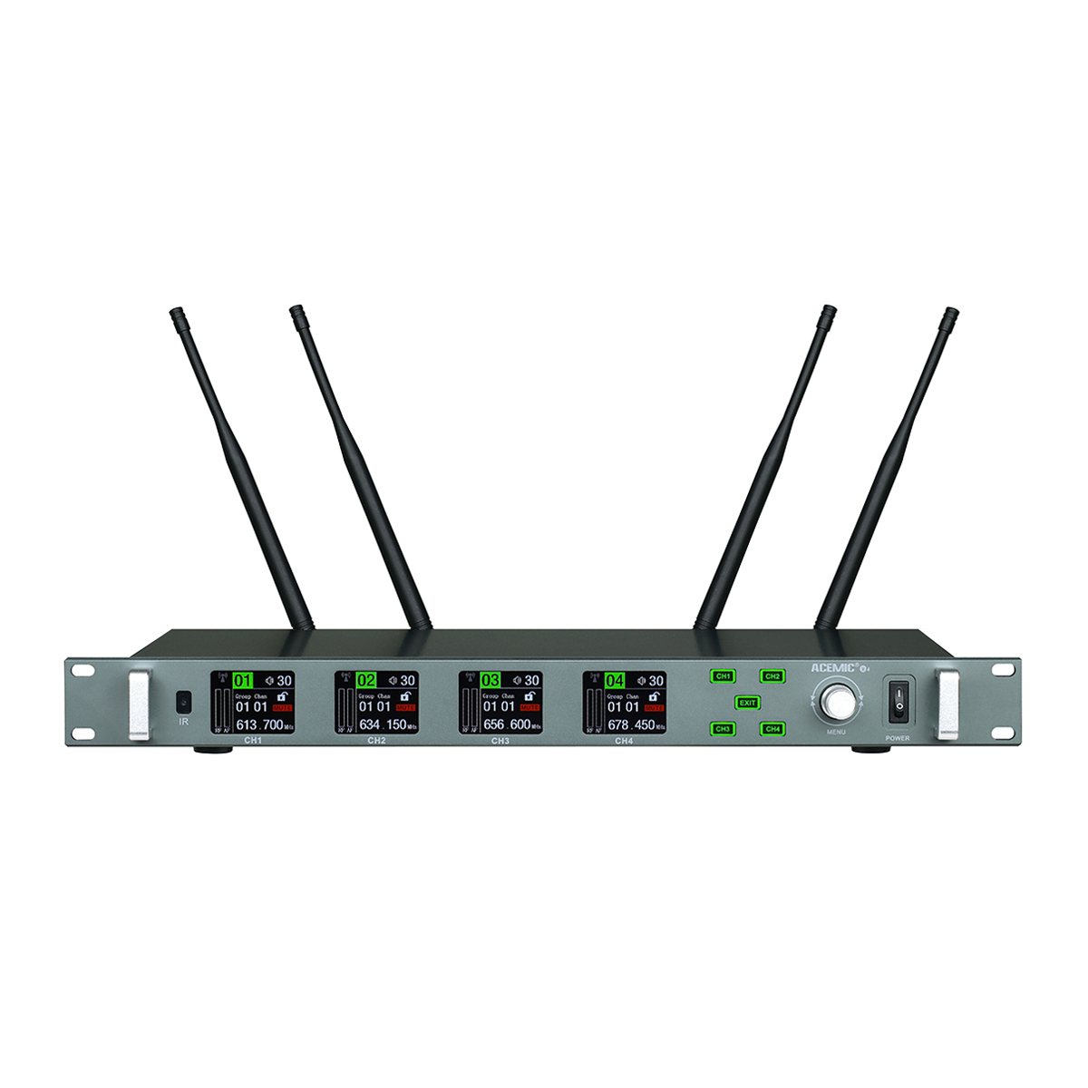 X4 4 Channel Wireless Microphone System for Stage