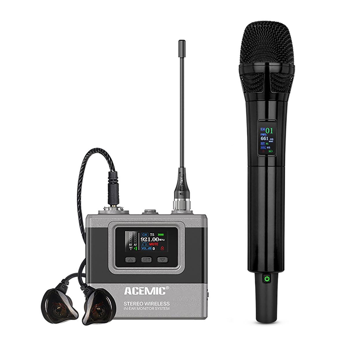 M2 All-in-One Wireless Microphone & In-Ear Monitor System