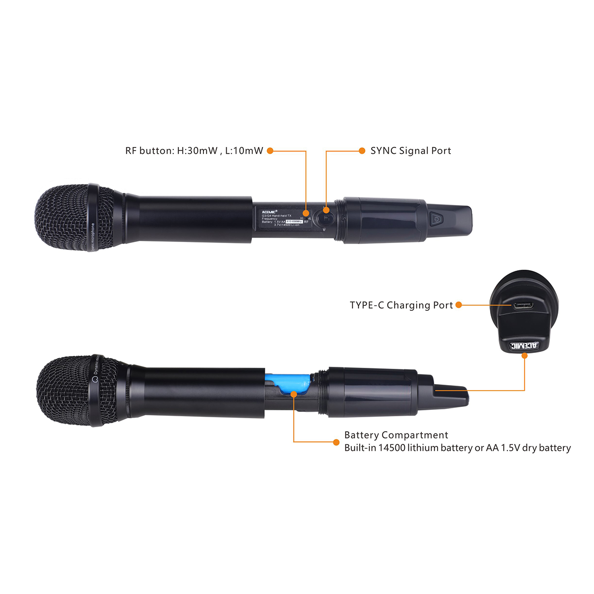 G4/MicA Wireless Microphone System for Stage