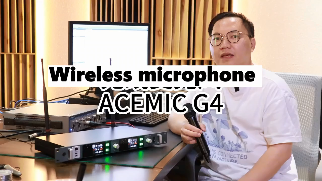 G4/MicB Wireless Handheld Microphone System for Singers