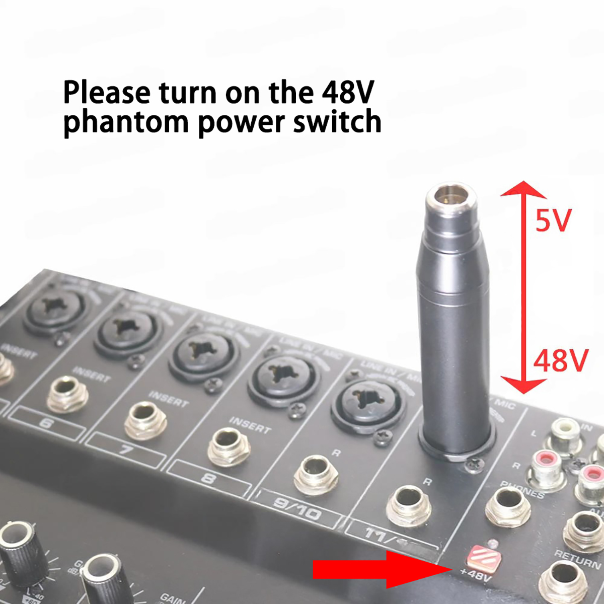 FT-10 Wired Flute Microphone for Recording