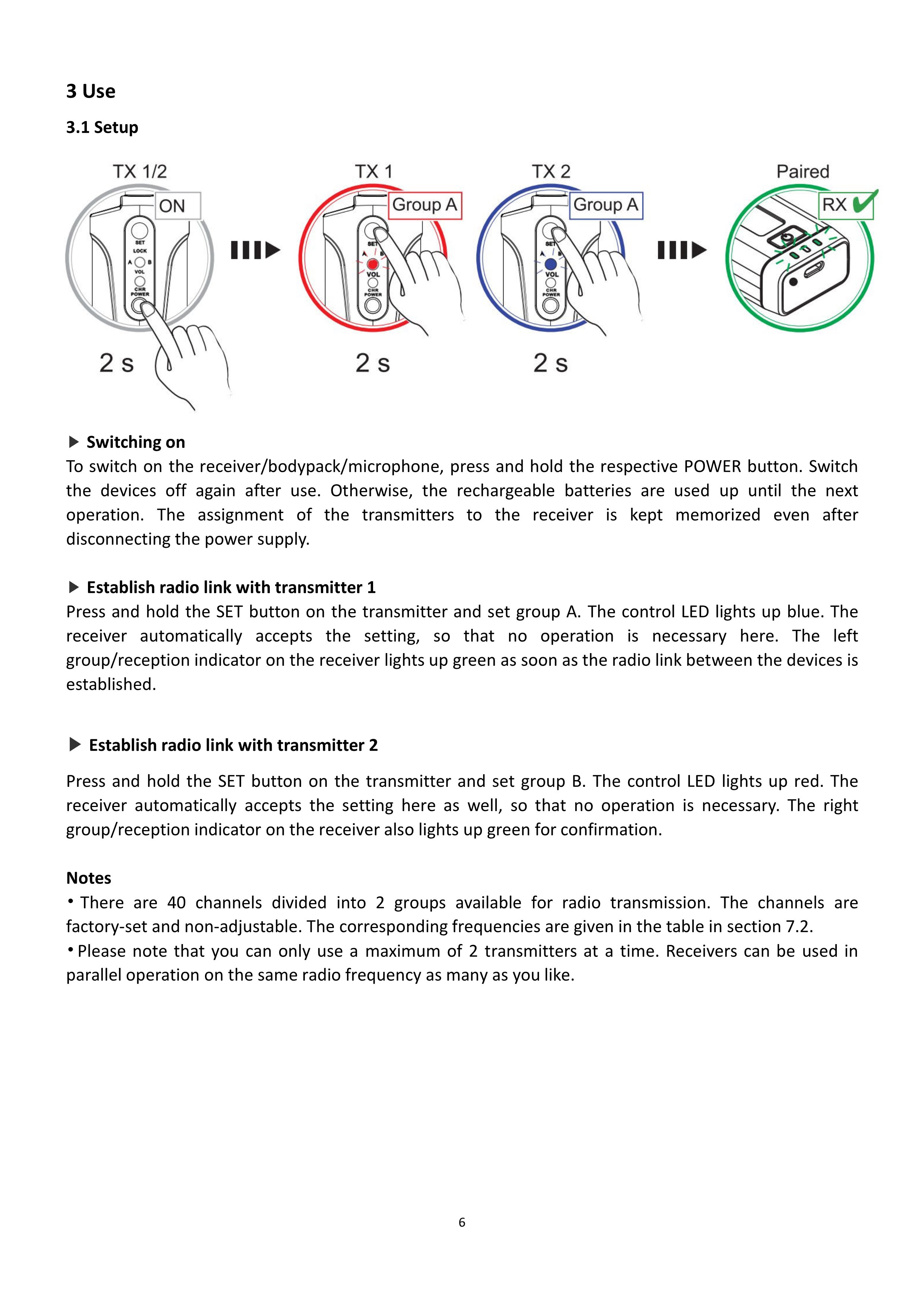 Q2/DV-5 Wireless Microphone for Flute and Violin